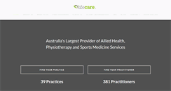 Desktop Screenshot of lifecare.com.au