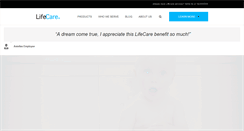 Desktop Screenshot of lifecare.com