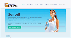 Desktop Screenshot of lifecare.no